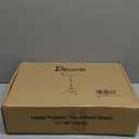 Projector Stand Tripod Adjustable, Laptop Height from 23.5 to 46.5 inches with Gooseneck Phone Holder, Floor for Office, Home, Stage, Studio, DJ Racks Holder Mount, 23.5inch-46.5inch (Black)