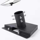 Starlink Gen 3 Pipe Adapter, Stainless Steel, Starlink Standard Pipe Adapter, Pole Mount Adapter for Starlink Standard (Pipe Not Included)