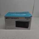 Emerson MW7302B Compact Countertop Microwave Oven with Touch Control, LED Display, 700W, 10 Power Levels, 6 Auto Menus, Glass Turntable and Child Safe Lock, 0.7 Cu., Ft. Black