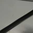 Yuntau 5 Pcs Screw on Door Weather Stripping 42" 36" Exterior Door Weather Stripping with Aluminum Carrier and Foam Gasket, V Shaped Soundproof Seal for Sides and Top (Black)