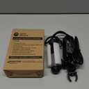 AquaMiracle Upgraded 100W Small Aquarium Heater Fish Tank Heater Turtle Heater Super Mini Aquarium Heater, Dry-Run/Overheating Protection and Memory Function, Dual LED Display, for 10-20 Gal Tanks