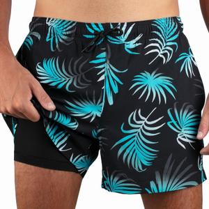 Kanu Surf Mens 5 Adventure Mens Swim Trunks  UPF 50+ Quick-Dry Bathing Suit Shorts with Pockets & Compression Liner (XXXL)