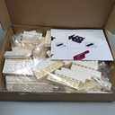 Display Shelf for Lego Minifigures & BrickHeadz | Brick Stand Holds 72 Figures or 15 BrickHeadz | White Organizer for Collectors | Great Gift for Minifigure Lovers