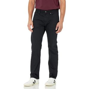 Amazon Essentials Men's Straight-Fit Stretch Jean, Black, 29W x 28L