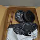 Operitacx Trash Can Wheels Replacement Kit, 2 Wheels & 22" Axle