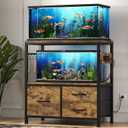 Heybly 20-29Gal Fish Tank Stand with Drawer, Power Outlet,330lbs HAS001SR-1