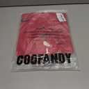 COOFANDY Mens Dress Shirt Long Sleeve Casual Button Down Paisley Shirts Party Wedding Dress Shirt (Red)