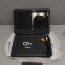 11.5" Portable DVD Player with 9.5" Swivel Screen, 5-Hours Rechargeable Battery,Car DVD Player for Kids,Support CD/DVD/SD Card/USB,Regions Free,Dual Speakers,Black