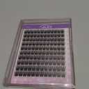 GAQQI Lash Clusters, GQ19 False Eyelashes DIY Lash Extensions C Curl Cluster Lashes 120PCS 12MM Only, Natural and Wispy Individual Lash Wisps (GQ19,12mm,C Curl )