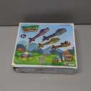 Dinosaur Toy Rocket Launcher for Kids - Launch Up to 100 Ft, 4 Rockets, Outdoor Outside Toys for Kids, Dinosaur Toys, Birthday Gifts for 3-12 Year Old Boys Girls