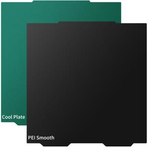 Upgraded Prus XL PEI Build Plate & Cool Plate,365x365mm Double Sided Textured Low-Temp Cold Bed and Import Smooth PEI Sheet Flexible Removable Spring Steel Platform for Prusa XL 3D Printer.