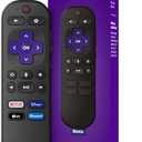 Roku Voice Remote | Replacement TV Remote Control with Voice Control, Simple Setup, & Pre-Set App Shortcuts - Compatible with Roku TV, Players, & Audio Devices
