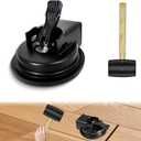 Heavy Duty Floor Gap Fixer Tool with Wooden Handle Rubber Hammer, Floor Gap Fixer Tool, Floor Suction Cup Tool - Enhanced Vacuum Suction Cup for Laminate, Vinyl, Wood Floor Repairs