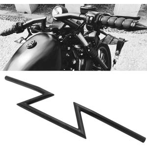 AnXin 7/8" 22MM HandleBar Z Handle Bars Universial For Sportster Cruiser XL 883 1200 Custom Chopper Softail Dyna Street Bob Black
