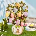 Freshcut Paper Pop Up Cards, Easter Egg Tree, 12 Inch Life Sized 3D Popup Greeting Card, Easter Cards, Thinking of You Card, Mother's Day Card, Blank Notecard & Envelope