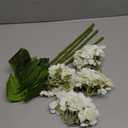 4PCS Hydrangea Artificial Flowers, Real Touch Flowers, 20" Faux Hydrangea Flowers, Latex Real Touch Hydrangeas, Fake Flowers for Home Decor Party Bouquet Wedding Decoration, White