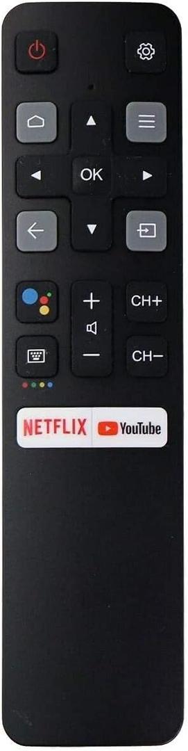 BESIA New Bluetooth Remote RC802V FNR1 fit for TCL TV 40S334 50S434 55S434 75S434 40S330 70S430 32S334 55S435 50S435 43S43432S6500A 65P8S 65P8 55P8S 49S6800FS 49S6800 32S6500S 32S6800S 32S6510S 32A325