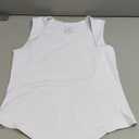 REORIA Butsmooth® Women’s Sexy Sleeveless Square Neck Double Lined Basic Bodysuit Tank Tops, XL