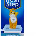 Fresh Step Jumbo Drawstring Cat Litter Box Liners, Scented Heavy Duty Kitty Litter Bags for X-Large Oval or Rectangle Pans, Helps Contain Mess for Easy Lift Out Cleanup, 36 x 19 in, 7 Count