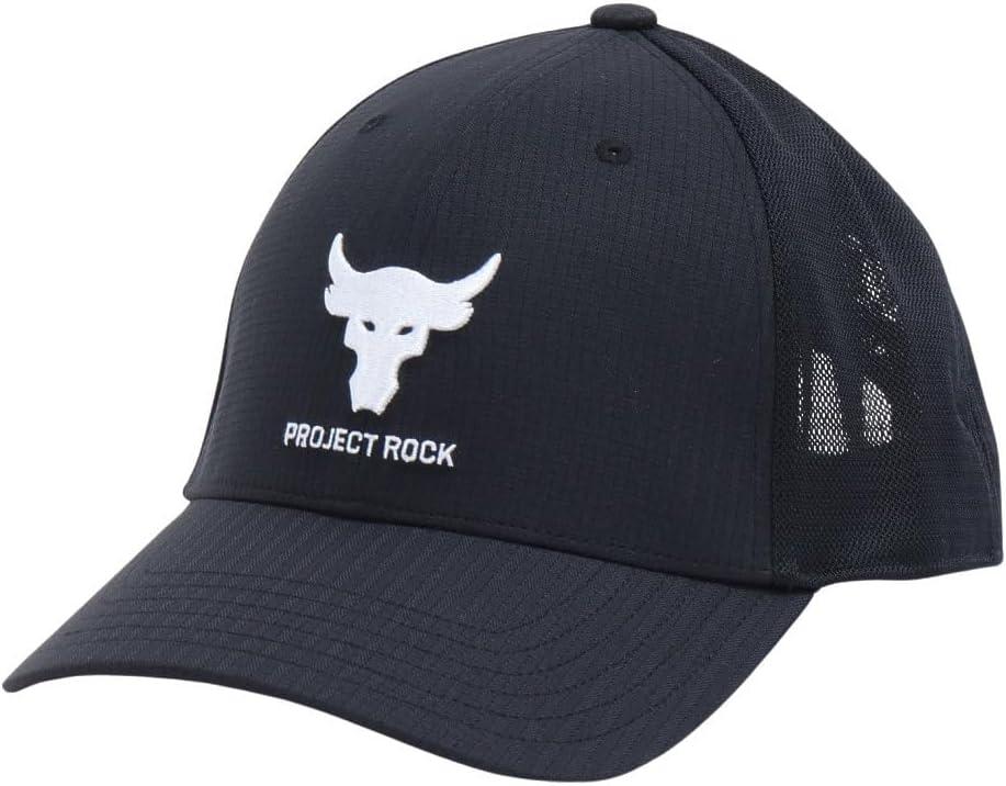 Under Armour Men's Project Rock Trucker Hat ((003) Black / / White)