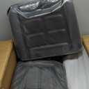 180 Adjustable Tractor Seat with Armrests & Safety Belt - Universal Fit for Riding Lawn Mowers, Forklifts, and Tractors, Black