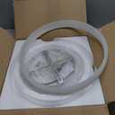 21.6'' 3CCT LED Semi Flush Mount Ceiling Light,White Ceiling Light Fixture