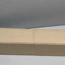 Fire Rated/Heavy Duty/Surface Automatic Door Bottom with Sponge Neoprene Rubber Extrusion in Clear Anodized Aluminum (7163CA), SMS #8 x 1-1/2'' Supplied, (36'' L x 29/32'' W x 1-29/32'' H)