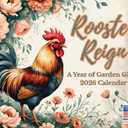 Rooster Calendar 2026 Wall Monthly Roosters Gifts For Rooster Lovers Women Men | American Made In The USA