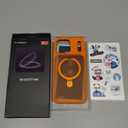 CASEKOO Ultra-Magnetic Stand for iPhone 17 Pro Max Case [Military Drop Protection] [Compatible with MagSafe] Shockproof Translucent Matte Slim Ring for iPhone 17 Pro Max Phone Case 6.9", Orange