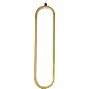 3 Colors Modern Led Single Chandelier, 18W Vintage Hanging Light, Adjustable Ceiling Light for Kitchen Island Living Room (Gold)