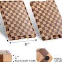 Acacia Wood Cutting Board for Kitchen Chopping Board with Grooves & Handles, Large Wooden Cutting Board for Meat, Vegetables, Fruits, Cheese and Fruits Ideal Kitchen Gifts