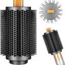 Upgraded Large Round Volumizing Brush for Dyson Airwrap Attachments, 3-Inch Large Barrel Round Brush Attachment Compatible with Airwrap HS01/05/08, Flexible Bristles for Volume Smooth Curling