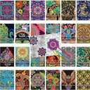 Liliful 24 Pcs Mindful Coloring Book Bulk for Adult DIY Art Stress Relief Drawing Book with Relaxing Mindfulness Patterns for Adults, Party Favors, Goodie Bag Filler and Holiday Gifts