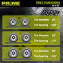 PRIME 1 RV Camper Levelers 6-Inch, 2 Packs Heavy Duty Wheel Chock Ramp for RVs, Campers & Trailers, Tire Stop Block & Trailer Wheel Stop Honeycomb Grip, Anti-Slip Base for Cars, Trucks, SUVs