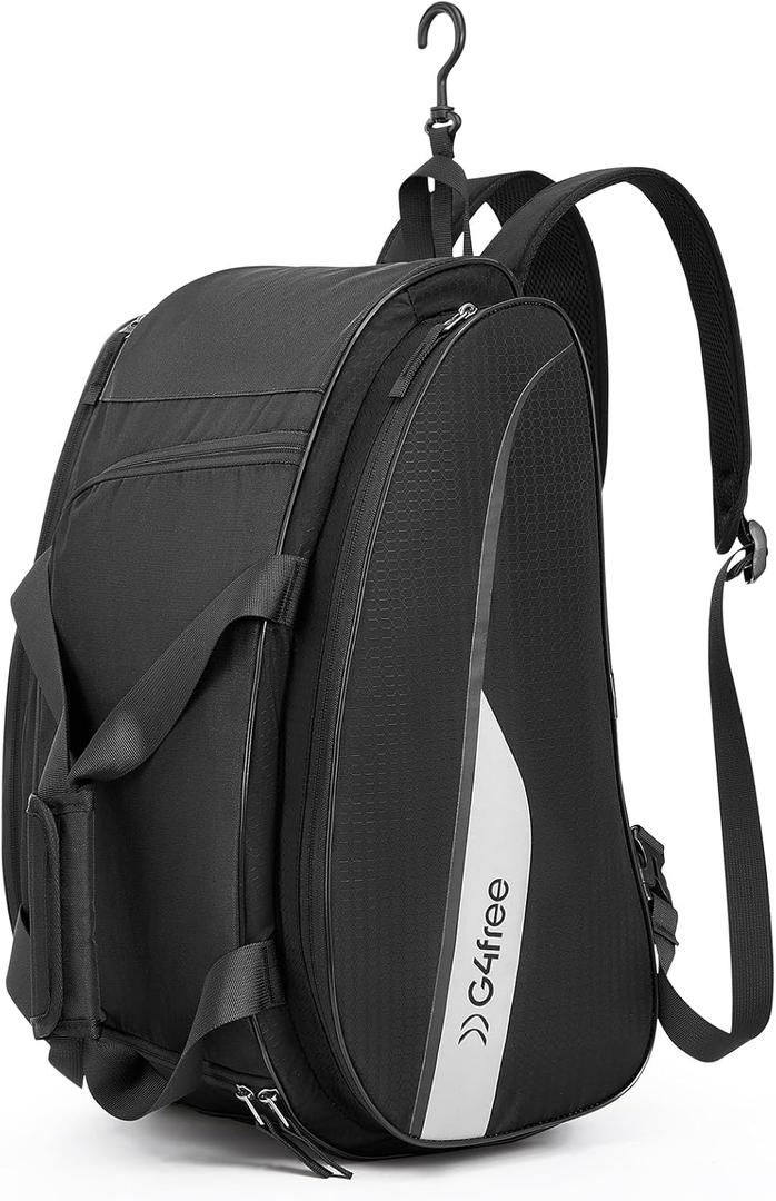 G4Free 2-in-1 Pickleball Bag Pickleball Backpack Pickle Ball Bag Holds 4+ Paddles for Women & Men with Fence Hook Thermal Insulation Compartment