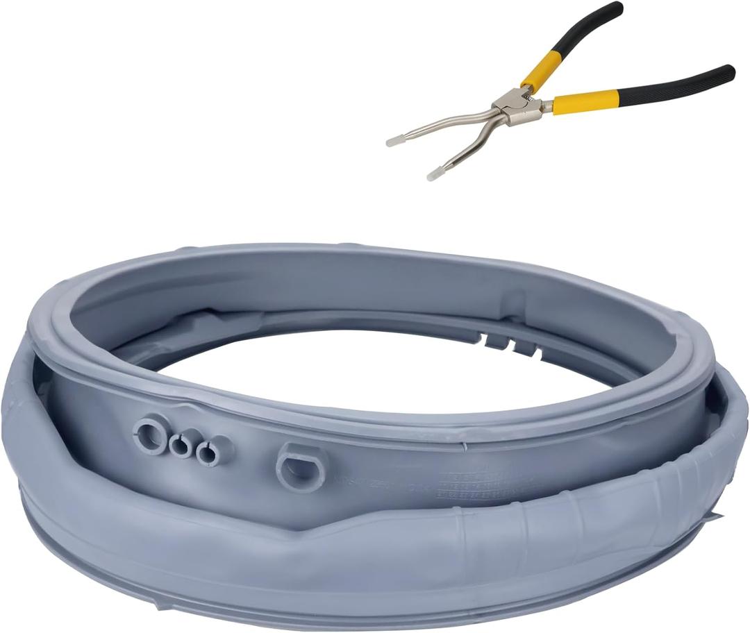 MDS47123602 Washer Door Boot Gasket Compatible With lg and kenmore Washer Door Seal WM2601HR, WM3250HWA, WM3370HRA,WM3050CW,WM3170CW, Front Load Washer Door Seal Replaces EAP12748962, PS12748962