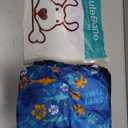 CuteBone Washable Female Dog Diapers 4 Pack Reusable Doggie Heat Diapers for Period L 