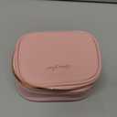 Small Makeup Bag Travel Train Case with Mirror and Light Mini Travel Make up for Women Train Case Cosmetic Organizer 3 Adjustable Brightness Toiletry Bag Portable Artist Storage
