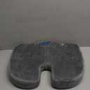 Everlasting Comfort Doctor Recommended Memory Foam Seat Cushion for Office Chairs & Car - Ergonomic Office Desk Accessories - Cushions for Tailbone Pain Relief, Sciatica & Back Support Pillow (06. Gray)