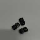 MGI SpeedWare 1/4" NPT Strain Relief Nylon Cord Grip Cable Glands, Black Plastic Grommet 5-Pack