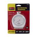 Rubbermaid Commercial Products Stainless Steel Monitoring Thermometer, Safe for Inside Oven/Grill/Smoker, 60-580F Range, Easy to Read Food Thermometer For Food Resturant/Home Cooking