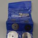 9pcs Drill Cutting Wheel and Saw Bit Set - 1/4 Inch Hex Shank Rotary Tool Attachment for Metal, Wood, Plastic