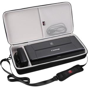 Mchoi Hard Case Fits for Canon PIXMA TR150 / iP110 / TR160 Wireless Mobile Printer, Case Only (Black)