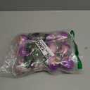 WODMAZ 12 Pcs Prefilled Easter Eggs with Bouquet, Surprise Easter Egg Flower Toys Set for Kids Easter Basket Stuffers, Easter Eggs Hunt, Classroom Prize Supplies