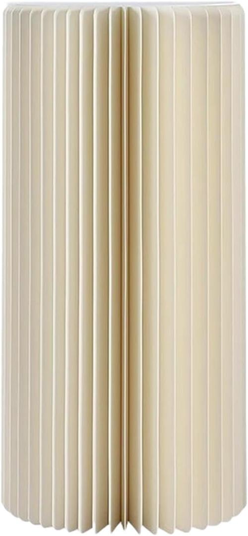 Cylinder Pedestal Stand Cake Stand Folding Paper Columns Cylindrical Display Stand for Dessert Cake Festival Cardboard Vases, Height 20cm
