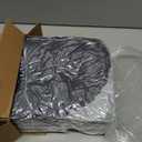 BALANCE Cat Bed Kitten Bed, Washable Round Cat Beds for Indoor Cats, Super Soft Plush Faux Fur Pet Bed for Puppy and Kitten with Anti-Slip Bottom (Grey)