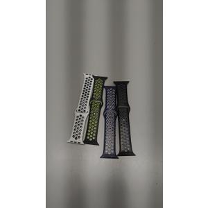 Sport Band for Apple Watch Bands 46mm 42mm 45mm 41mm 44mm 40mm 38mm Ultra/2 49mm Women Men,4 Pack Soft Silicone Strap Bracelet for Nike+ iWatch Band Ultra/Ultra 2 Series 10 9 8 7 6 5 4 3,SE/2nd