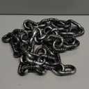 Zcaukya 2 Pcs Halloween Plastic Chain, 6 FT Halloween Props Fake Chains, Plastic Chain Links Creepy Costumes Accessories Haunted House Decor