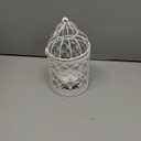 Hanging Birdcage Lantern, Metal Tealight Holder Vintage Decorative Hanging Candle Holder Lantern Centerpieces for Wedding Halloween Christmas Table Decoration