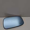 X AUTOHAUX Pair Car Rearview Left Side Mirror Glass Replacement W/Backing Plate Heated Blue Glass for Honda Accord 2003-2007